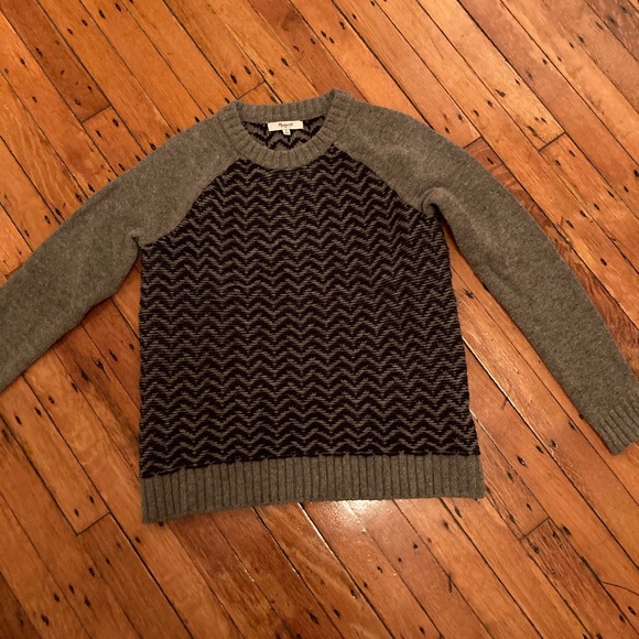 Madewell Reverse Herringbone Pullover - Picture 10 of 10